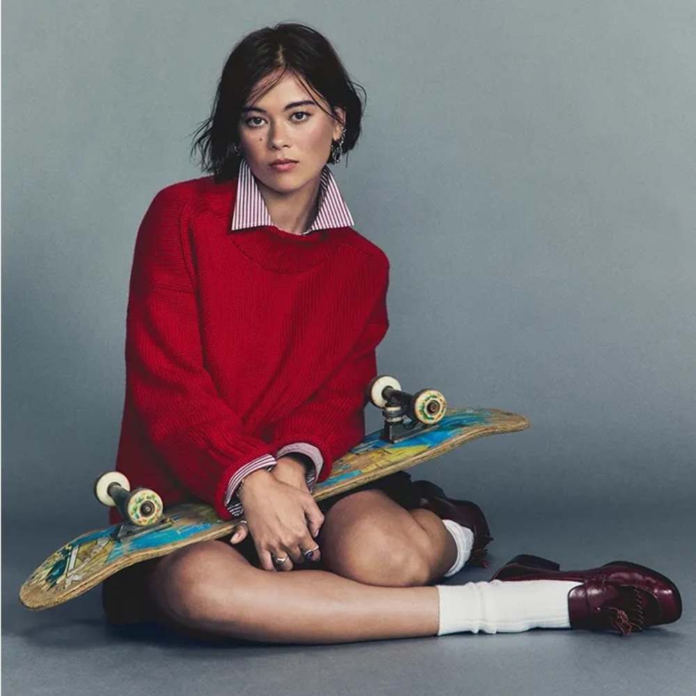 J. Crew 1988 Rollneck Sweater Heathered Sky Blue Size Men’s Small Excellent Cond - Picture 14 of 15